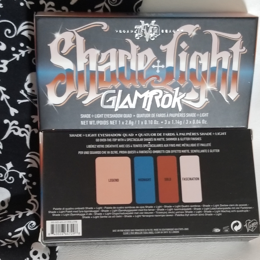 BNIB KVD Shade + Light mini palette GLAMROK - Picture 3 of 8
